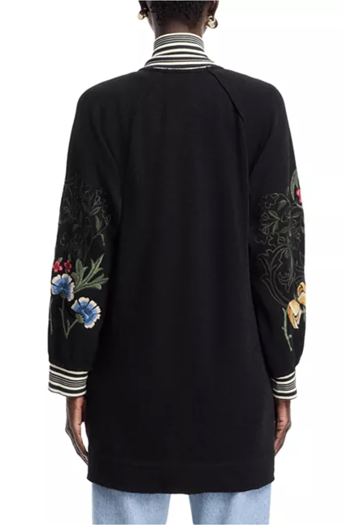 JOHNNY WAS Long Velvet Bomber Jacket-SALE