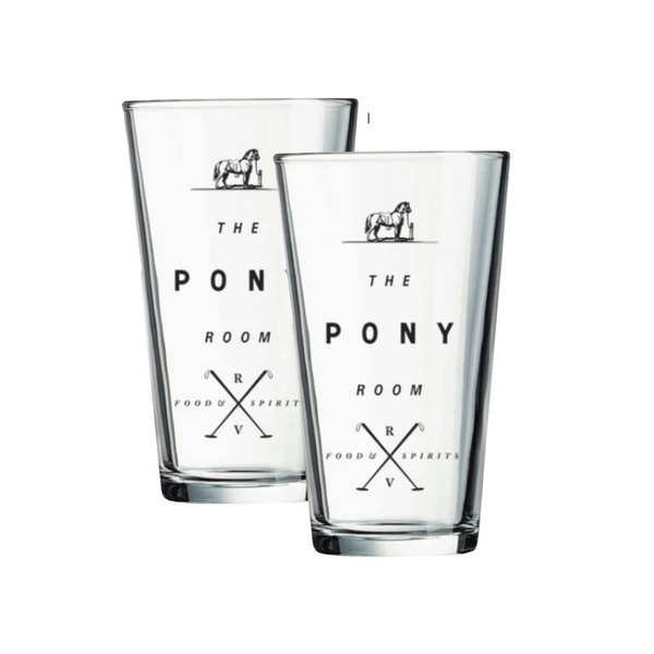 The Pony Room Drinking Glasses - Set of 6 for Rancho Valencia Resort -  Sheridanboutique