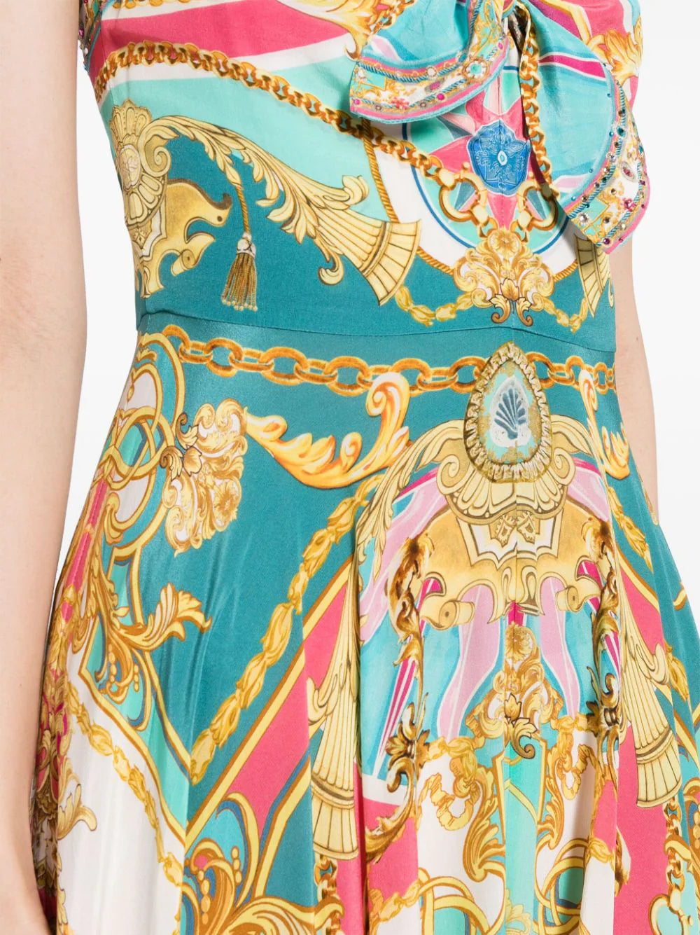 CAMILLA Sail Away with me Long Dress With Tie Front Sheridanboutique