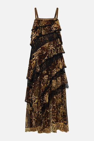 CAMILLA Asymmetric Spliced Lace Dress