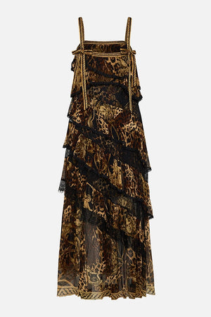 CAMILLA Asymmetric Spliced Lace Dress