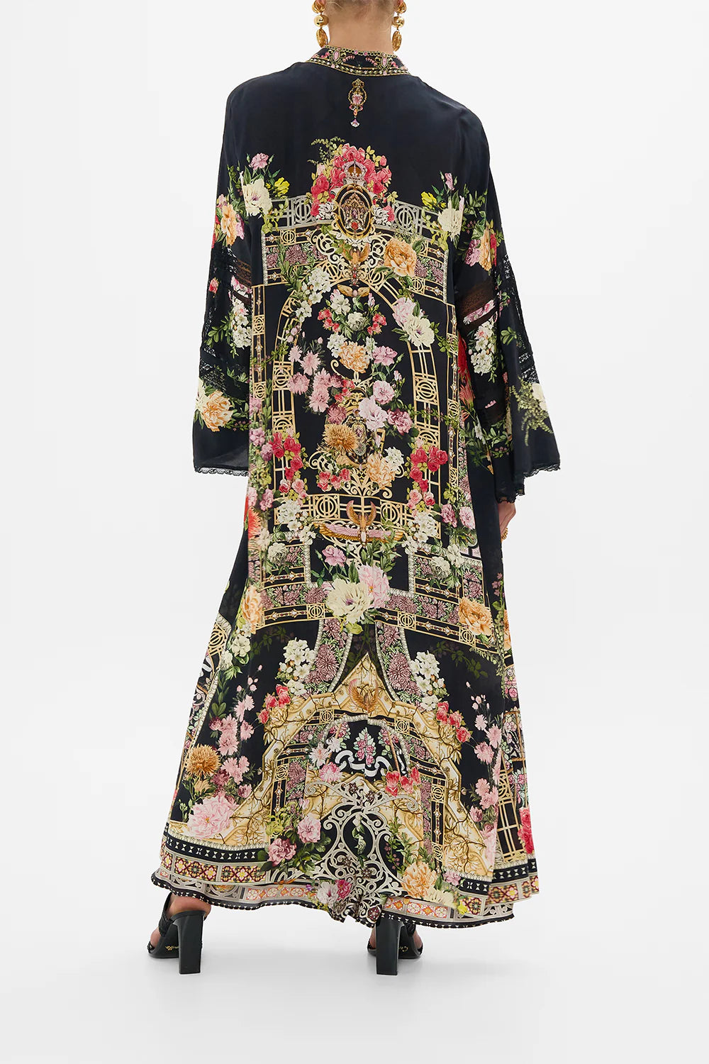 CAMILLA FLARE SLEEVE LONG ROBE -SALE