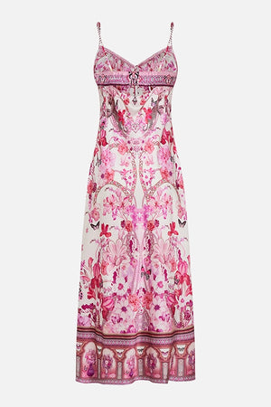 CAMILLA Gathered Bodice Bias Dress