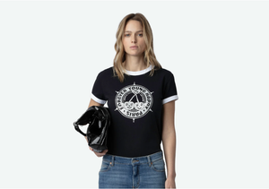 ZADIG & VOLTAIRE Walk Diamante Insignia T-shirt