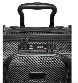 TUMI International Front Pocket Expandable 4 Wheeled Carry-On