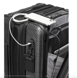 TUMI International Front Pocket Expandable 4 Wheeled Carry-On