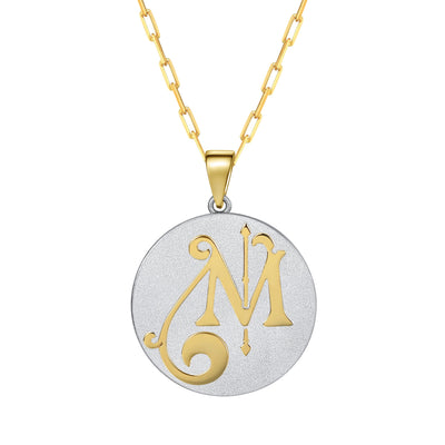 JewelersClub Initial Letter Pendant for Women | Customizable Sterling  Silver M AlphabetMonogram Necklaces for Girls | Cursive Script Capital  Letters | Personalized Jewelry Gift for Her - Walmart.com