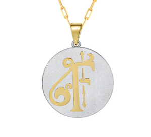 Saints & Saviors Fancy Initial G Pendant Necklace