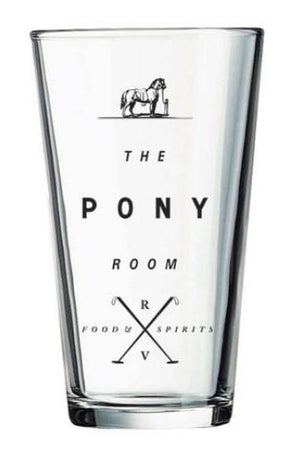 White Smoke The Pony Room Drinking Glasses - Set of 2 for Rancho Valencia Resort